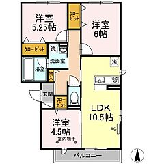 物件の間取り