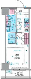 Genoviaヒラツカ 1Kの間取図画像