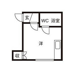 コーポライフ二十四軒N 2階