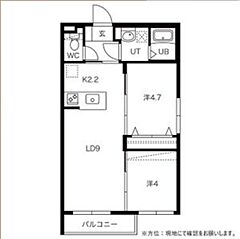 物件の間取り