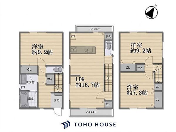 間取りを拡大表示