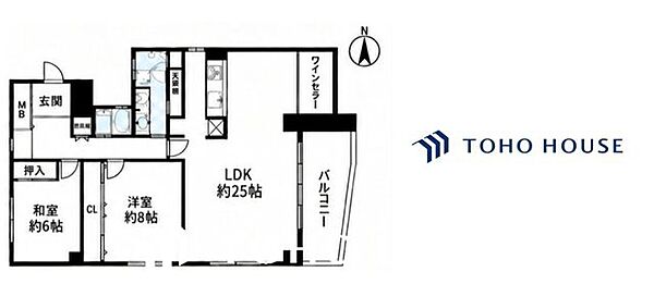 間取りを拡大表示