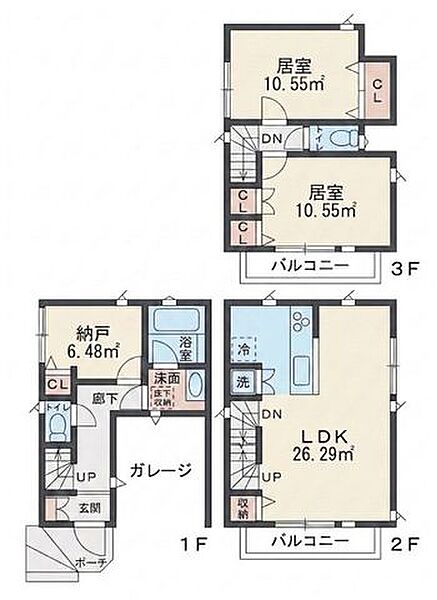 間取りを拡大表示