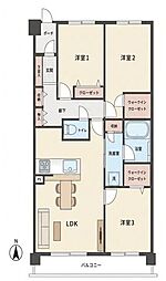 ワイズ222 3LDKの間取図画像