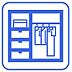 間取り：洋室にはクローゼットを完備。衣類や季節用品の収納にも困らない、使い勝手の良い住空間となっています。
