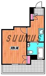 パラスト西原 1DKの間取図画像