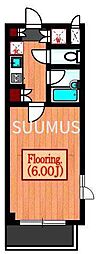 ルーブル渋谷松濤 1Kの間取図画像