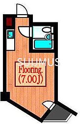 新宿イン ワンルームの間取図画像