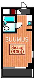 エレガンス笹塚 ワンルームの間取図画像
