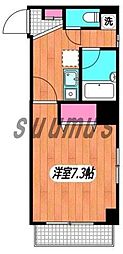 ヴィラ・エンゼル 1Kの間取図画像