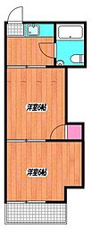 佐光ビル 2DKの間取図画像