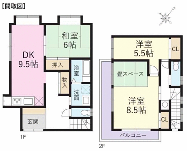 間取りを拡大表示