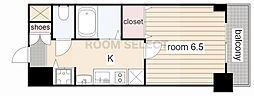 プレサンス名古屋STATIONアライブ 1Kの間取図画像