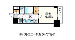 プレサンス名古屋STATIONアライブ 1Kの間取図画像