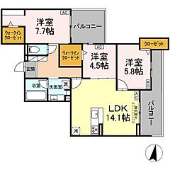 物件の間取り