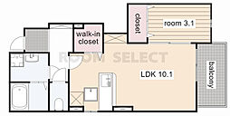 ソフィアコート 1LDKの間取図画像