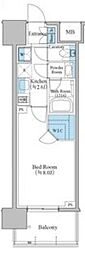 ブランシエスタ泉 1Kの間取図画像