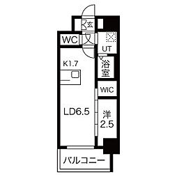 メイクスWアート金山ウエスト 1LDKの間取図画像