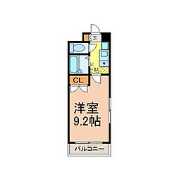 コンホール千種 1Kの間取図画像