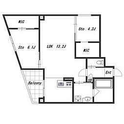 Sugarloaf Park SHINSAKAE 2LDKの間取図画像