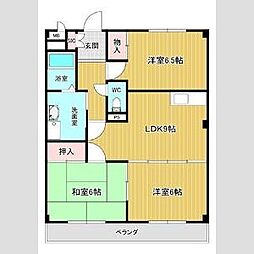 WAVEHOUSE 2LDKの間取図画像