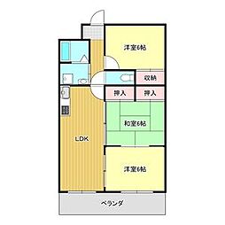 リアライズ伏屋2 3LDKの間取図画像