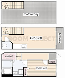 アークレジデンス大曽根 1LDKの間取図画像