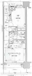 プレサンスロジェ名古屋駅ノースフロント 1LDKの間取図画像