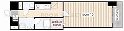 SOU大須 1Kの間取図画像