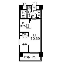 Primal千種luno 1LDKの間取図画像