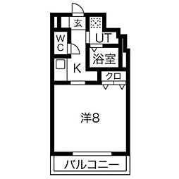 サン・錦本町ビル ワンルームの間取図画像