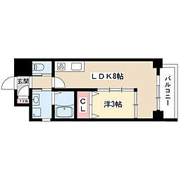 Vainqueur 1LDKの間取図画像
