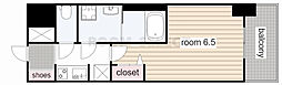 S-RESIDENCE今池駅前 1Kの間取図画像
