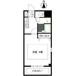 プチメゾン稲生2 1Kの間取図画像