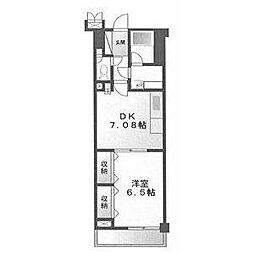 グランドール千種台 1DKの間取図画像