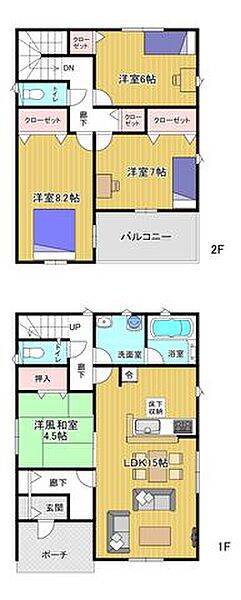 間取りを拡大表示
