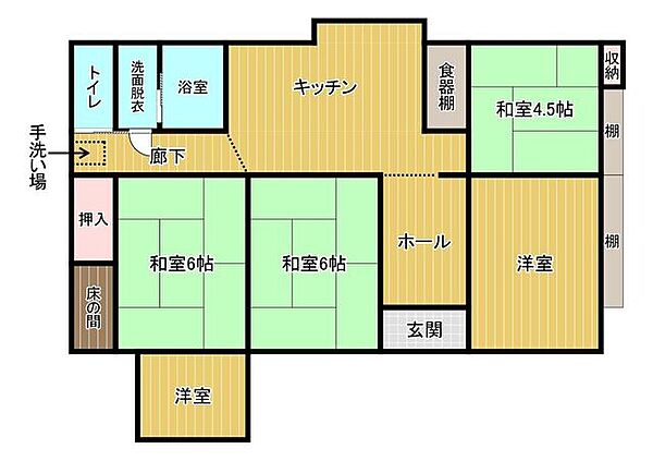 間取りを拡大表示