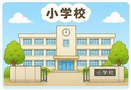 帯山小学校 750m