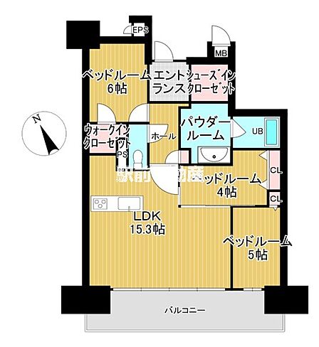 3LDK 間取り