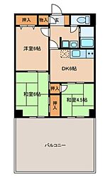 ダイアパレス伏見の間取図画像