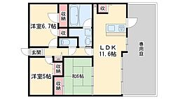 センチュリー加古川粟津西館 3LDKの間取図画像