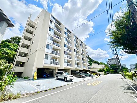 上品な佇まいの重厚感のあるマンションです。