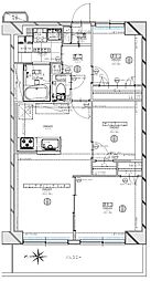 アイビハイツ川口 2LDKの間取図画像