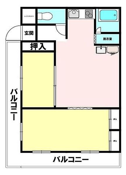間取りを拡大表示