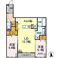 物件の間取り