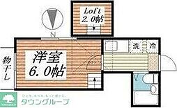 ロフティ桜木町 1Kの間取図画像