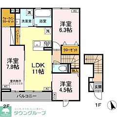 物件の間取り