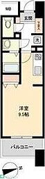 パークフラッツ五橋 ワンルームの間取図画像