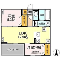 物件の間取り