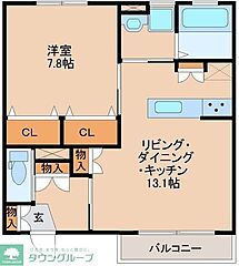 物件の間取り